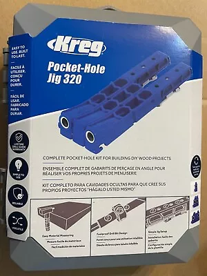 Kreg Pocket-Hole Jig 320 With 2  Clamp And Screws • $39.99