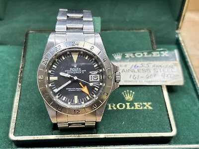 Rolex Vintage Explorer II 1655 Steve McQueen 1983 Rare Vintage Timepiece • $23999