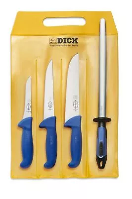 F Dick ErgoGrip Pro Butcher 4 Piece Knife Set • $200.51