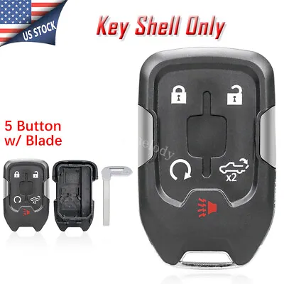 5 Button Remote Key Fob Case Cover For Chevy Silverado 1500 2500 3500 2019 2020 • $10.45