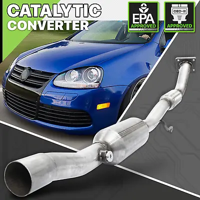$110.79 • Buy Catalytic Converter Exhaust Down Pipe For VW Golf/Jetta/Beetle 2001-2006 2.0 I4