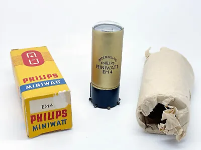 1 X NOS Philips EM4 CV1434 Test EXCELLENT Vacuum Radio Indicator Magic-Eye Tube • $87.43