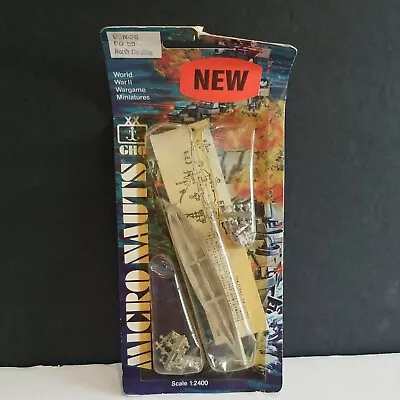 Vintage 1980 Ghq Micro Nauts Wwii Usn26  Dd55 North Carolina Ship 1:2400 Sealed • $19.99