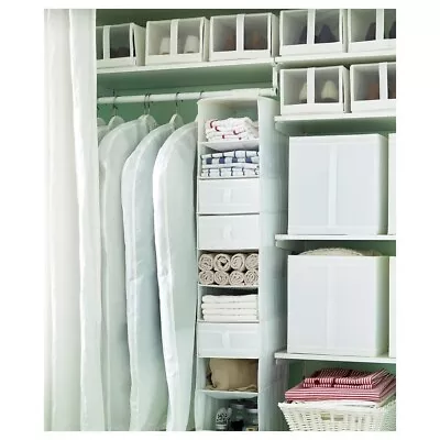 Ikea SKUBB Shoe Closet Organizer Storage Box Mint Green Folds Flat Pack Of 4 • £17.10