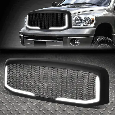 [u-led Drl]for 06-09 Ram 1500 2500 3500 Matte Honeycomb Mesh Front Bumper Grille • $132.88