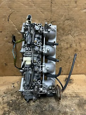Yamaha/Mercury F80-F100HP Outboard Carburetor Set & Intake Assy 67G-14901-10-00 • $300