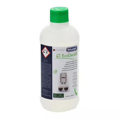 $32.99 • Buy DeLonghi Descaler Cleaner Espresso Coffee Machine In 500 Ml EcoDecalk DLSC500