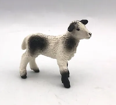 Schleich Figure BLACK & WHITE SHEEP Baby Lamb Advent Exclusive Farm 98983 • $14.99