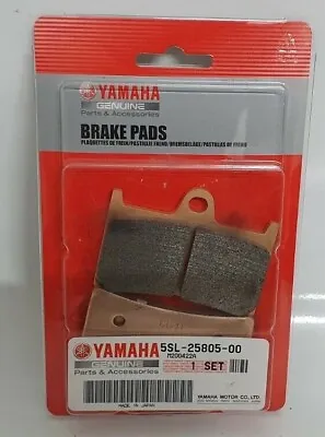 $69.99 • Buy Yamaha Genuine Brake Pads Front 5SL-25805-00 MT09 Tracer 900 XSR900 FZ1 R6
