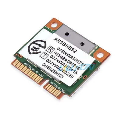 Atheros AR9280 AR5BHB92 Half Size Mini PCI-E Wireless WIFI Wlan Card ROS UBNT • $8.66