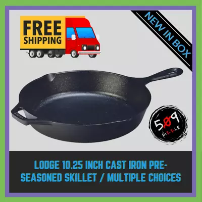 Cast Iron Skillet Pre Seasoned 10.25 Frying Pan Cookware Teardrop Handle Stove • $45.08