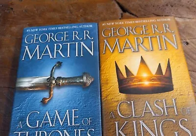 George R.R. Martin Fantasy Novels A Game Of Thrones A Clash Of Kings HC Books • $37.30