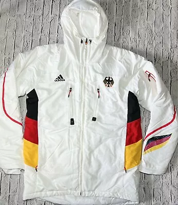 Rare Adidas Deutschland 2010 Vancouver Olympics Coat  Primaloft Goretex UK 42/44 • $299