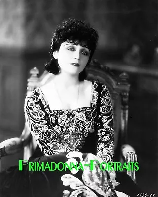 POLA NEGRI 8x10 Lab Photo 1920s Stunning Elegant Gown Amazing Portrait • $14.99