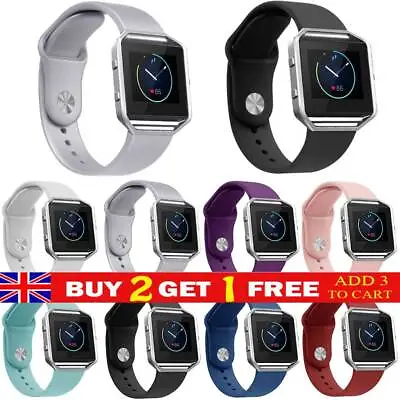For Fitbit Blaze Watch Replacement Soft Silicone Wrist Band Strap Watchband • $11.59