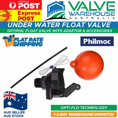 Philmac OptiPHIL - Under Water Float Valve 25mm (1″) • $85.78