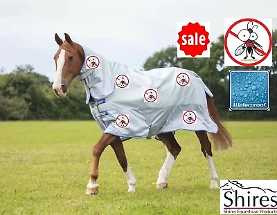 WATERPROOF FLY RUG UV SUN BLOCKING Shires Tempest Original Horse Turnout Fly Rug • £48.89