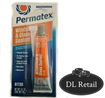 PERMATEX 81730 - FLOWABLE SILICONE WINDSCREEN & GLASS LEAK SEALER 42g • £11.95