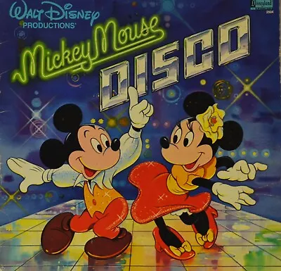 MICKEY MOUSE DISCO LP VG Disneyland 2504 Walt Disney Productions 1979 • $7.49