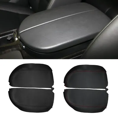 $12.11 • Buy Fits 2007-2013 Acura MDX Leather Center Console Lid Armrest Cover Skin Black