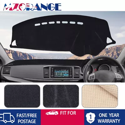 Black Sun Dash Mat Pad Dashboard For Mitsubishi Lancer CJ CF VRX EVO 2006-2019 • $26.88