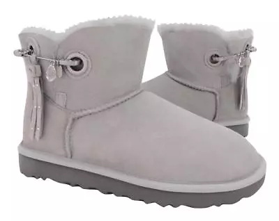 New NIB Ugg Women's Josey Bling Embellished Swarovski Crystal Gray Suede Boots • $139.99