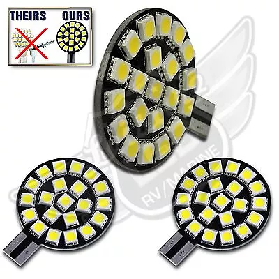 2X T10 T15 921 194 Nat/Neu White RV Trailer Interior 12V LED Light Bulbs 21SMD  • $8.95