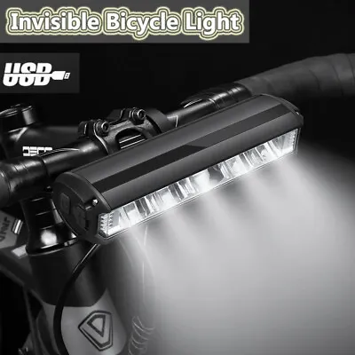 LED Bicycle Light MTB Bike Front Headlight 4000mAh USB Rechargeable Flashlight • $31.95