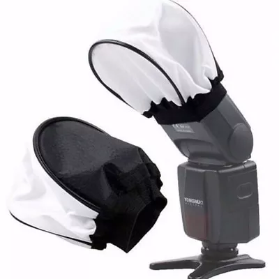 Canon Eos 550ex 320ex External Flash Softbox Speaker Compatible Reflector • £10.31