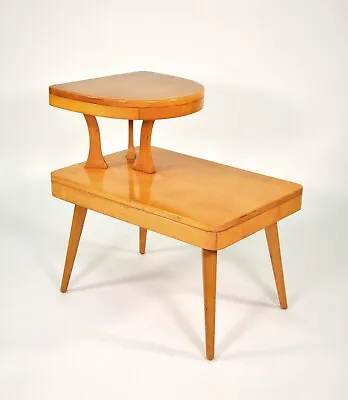 Art Deco Two-Tier Side End Step Table Jindrich Halabala Up Zavody 1940s Vintage • $1650