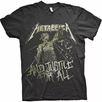 Metallica And Justice For All Vintage T-Shirt Short Sleeve Tee Rock Memorabilia • $16.99