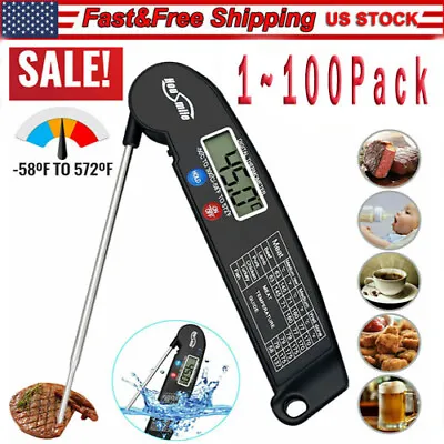 Instant Read Digital Meat Thermometer BBQ Grill Smoker For Kitchen Food Cooking • $279.49