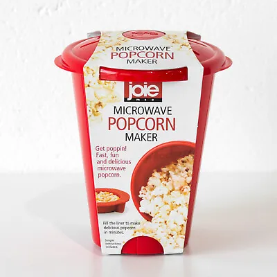 £11.99 • Buy Joie BPA Free Plastic Microwavable Microwave Popcorn Maker Machine Serving Bowl