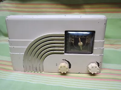 Vintage Deco Tube Radio Northern Electric Rainbow Model 5000 Not Working  As Is • $85