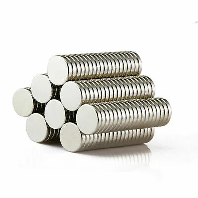 1-500x Super Strong Cylinder Round Disc Magnets Rare Earth Neodymium N52/N50/N35 • $12.53