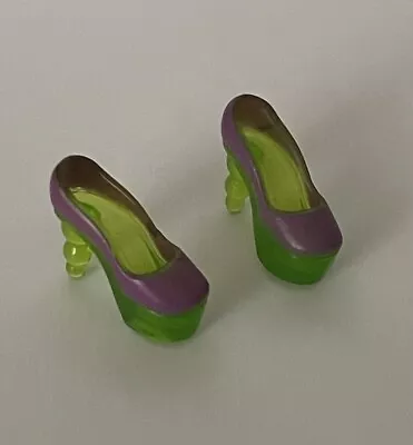 La Dee Da “Dots Of Style” Dee Doll Green & Purple Heels Sweet Party Collection • $8.99