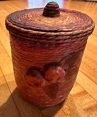 Antique Vintage Hazel Atlas Jelly Jar Corded Lift Off Lid • $6.95