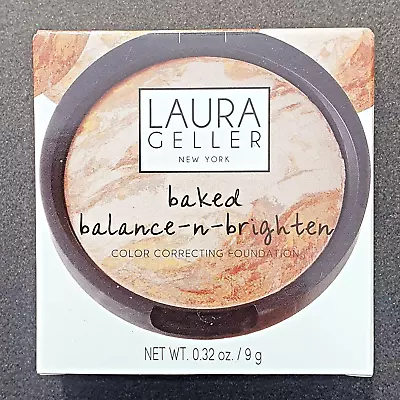 Laura Geller Baked Balance-N-Brighten Illuminating Foundation 'Medium' BNIB • £29