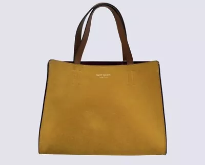 Kate Spade Mustard Suede Handbag  • $80
