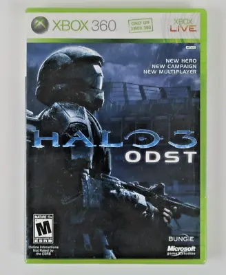 HALO 3: ODST (Microsoft Xbox 360 2009) White Label New Sealed Tears In Plastic • $55