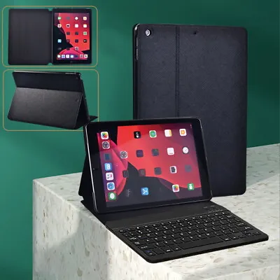 £12.99 • Buy Leather Tablet Stand Cover Case+Bluetooth Keyboard  For Apple IPad/Mini/Air/Pro