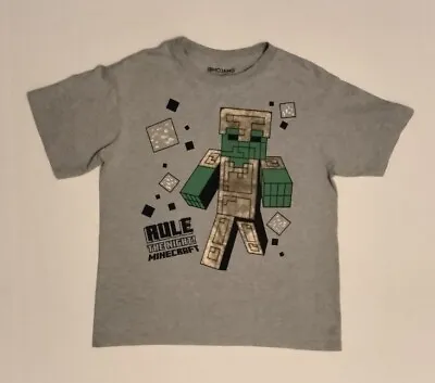 Minecraft Creeper Rule The Night T-Shirt Youth Medium  • $11.99