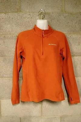 Macpac Orange Fleece Short Zip Top…size Womens 10…vgc.. • $18