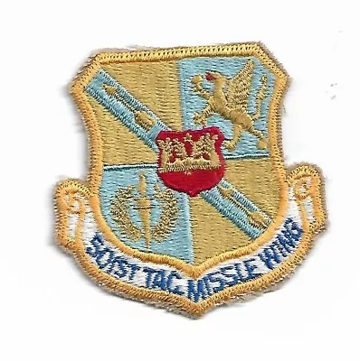 USAF 501st TACTICAL MISSILE WING Patch • $9.99