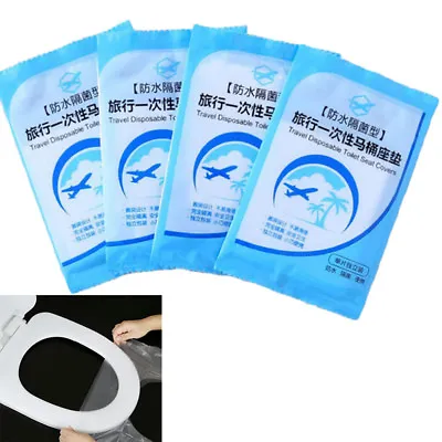 £3.17 • Buy 10pcs Disposable Clean Toilet Seat Covers Flushable Camping Festival Travel B.DS