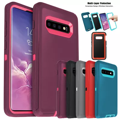 For Samsung Galaxy S10e S10+ S10 Case Shockproof Heavy Duty Armor Cover 3 Layers • $11.99