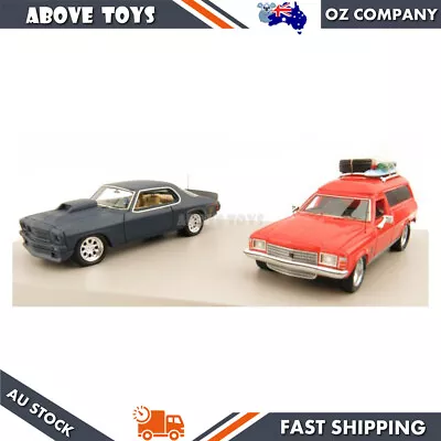 Ace 1:64 Mad Max Holden HQ Nightrider MFP & HJ Panel Van Twin Set Car Model • $181.69