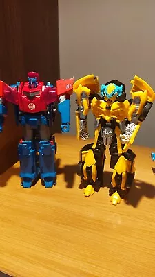 £6 • Buy Transformers Pair Set Optimus Prime And Bumblebee 2015 