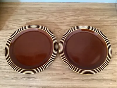 8.5” Hornsea Heirloom Salad Plates X 2 1970s Vintage Excellent Condition • £8