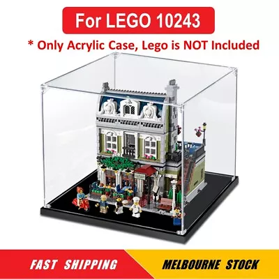 Display Case For LEGO 10243 CREATOR Parisian Restaurant Dust Proof Glue Free • $49.95